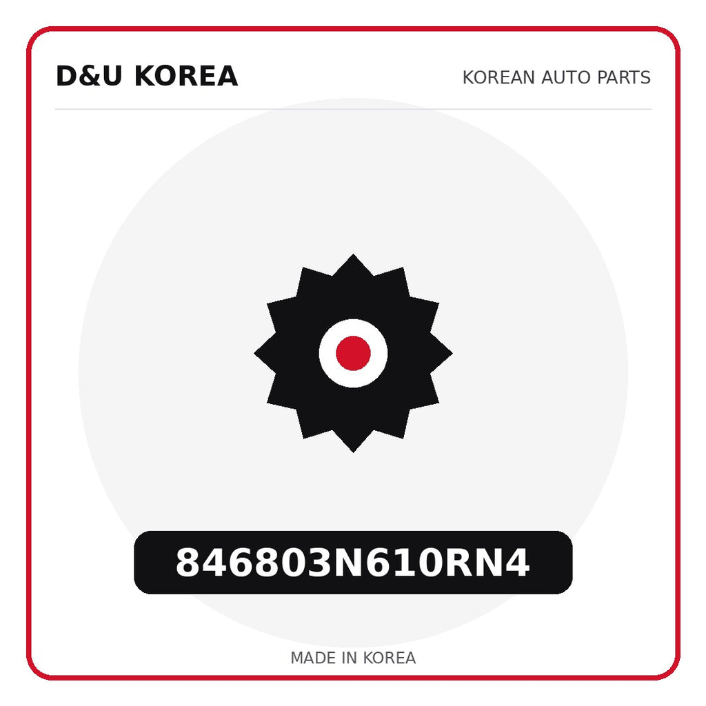 Genuine Mobis 846803N610RN4  for Korean vehicles | D&U Korea