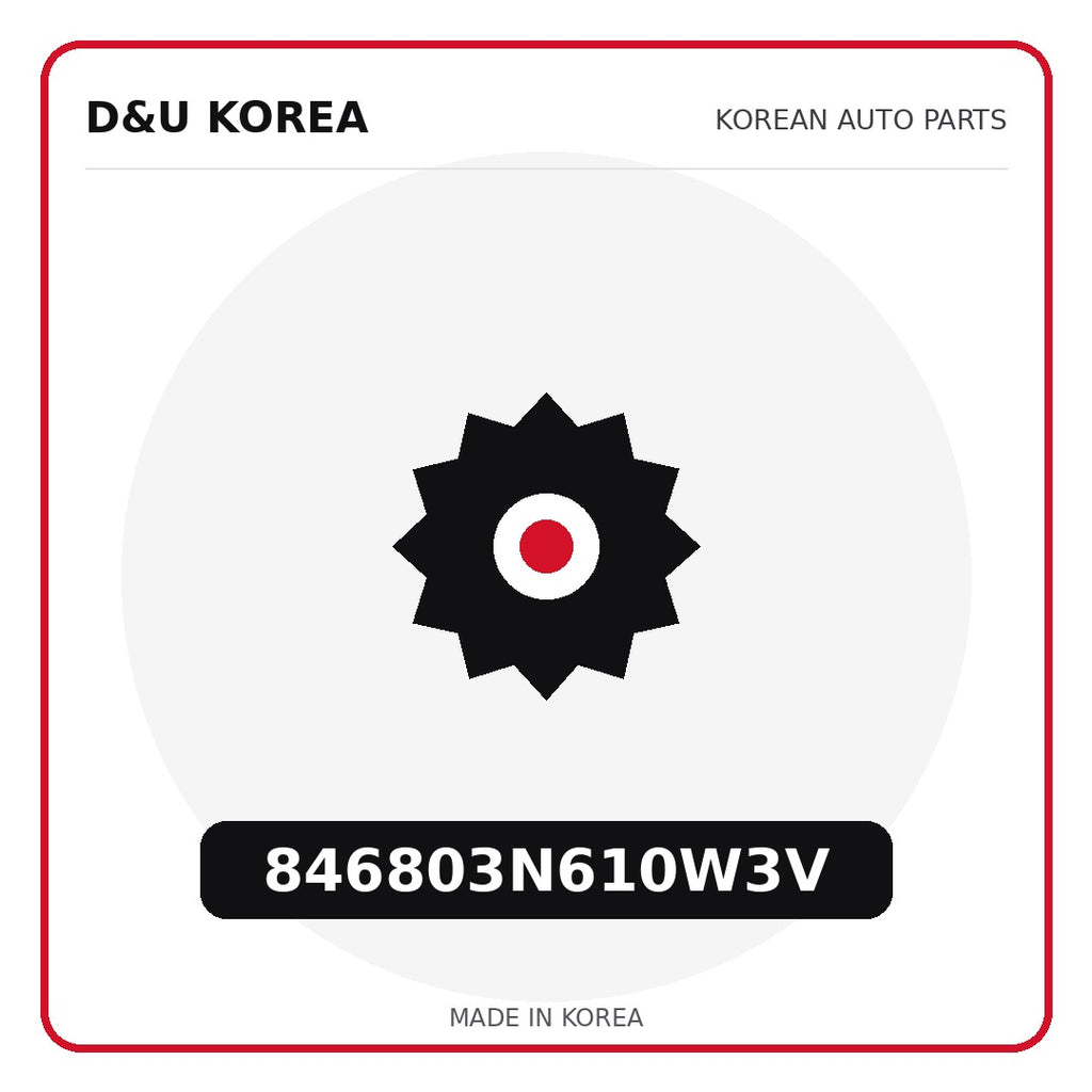 Genuine Mobis 846803N610W3V  for Korean vehicles | D&U Korea