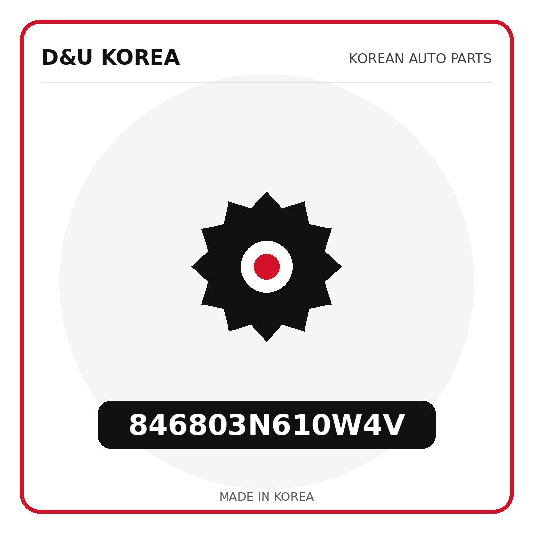 Genuine Mobis 846803N610W4V  for Korean vehicles | D&U Korea