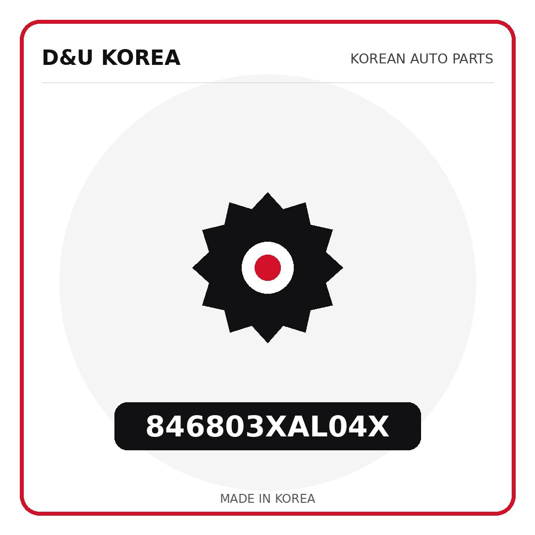 Genuine Mobis 846803XAL04X  for Korean vehicles | D&U Korea