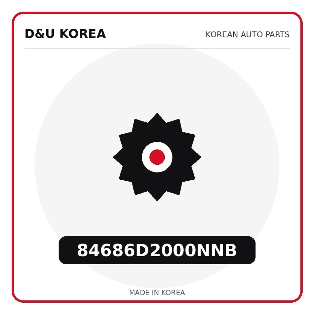 Genuine Mobis 84686D2000NNB  for Korean vehicles | D&U Korea