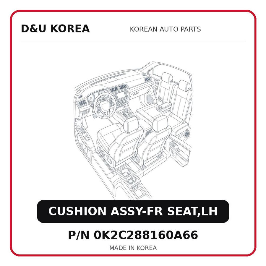 CUSHION ASSY-FR SEAT,LH