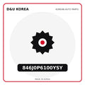 Genuine Mobis 846J0P6100YSY  for Korean vehicles | D&U Korea