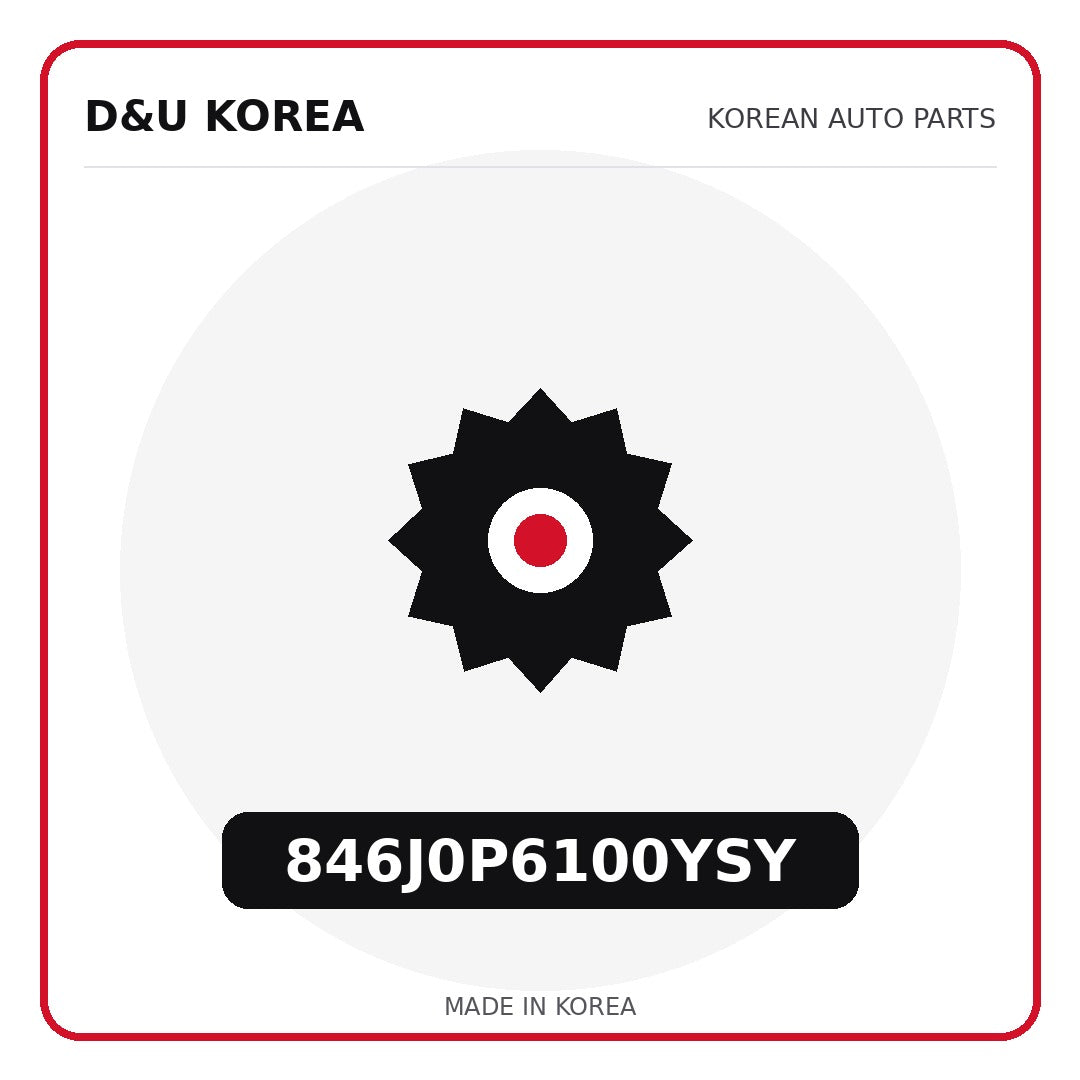Genuine Mobis 846J0P6100YSY  for Korean vehicles | D&U Korea