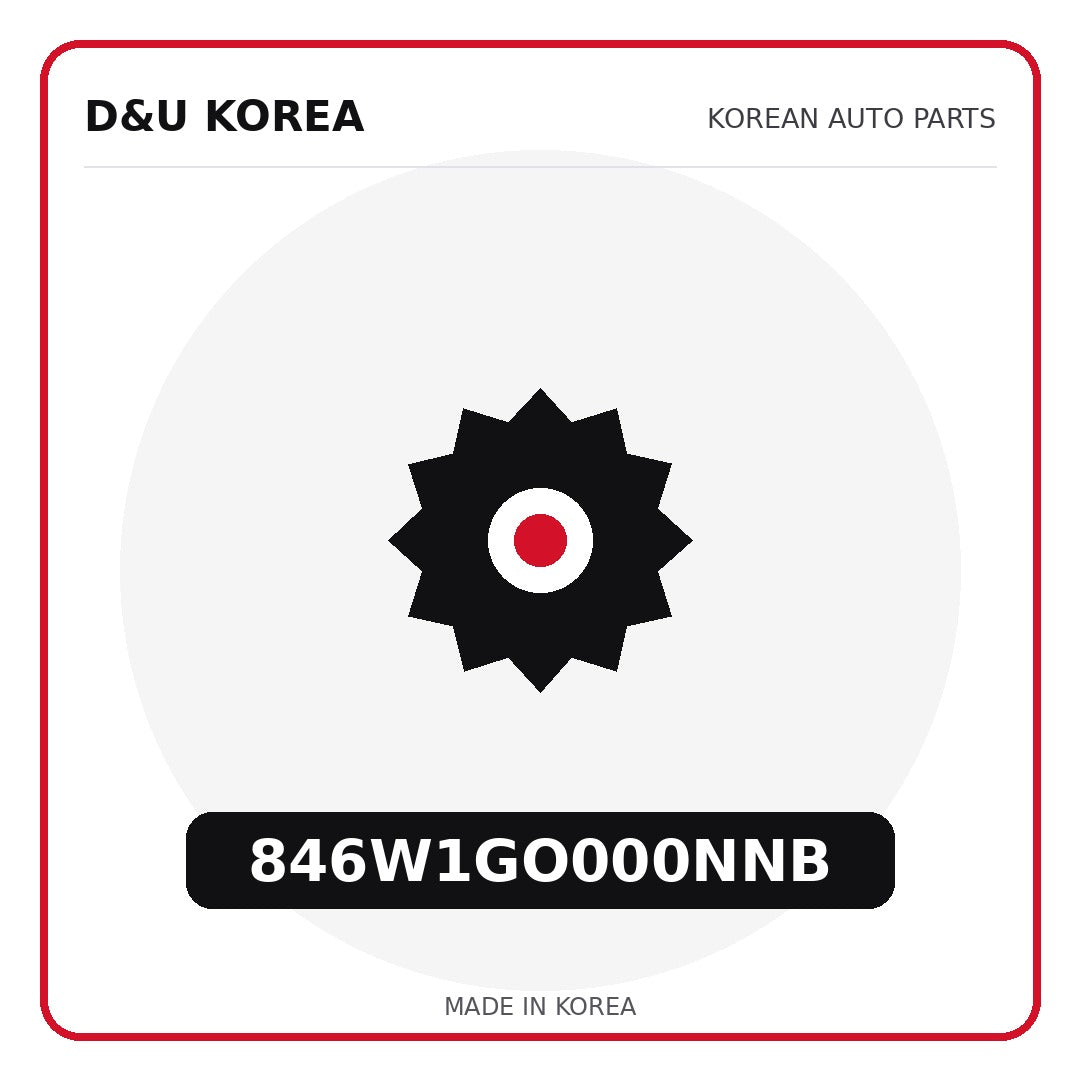 Genuine Mobis 846W1GO000NNB  for Korean vehicles | D&U Korea