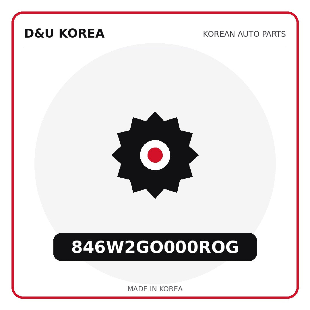 Genuine Mobis 846W2GO000ROG  for Korean vehicles | D&U Korea