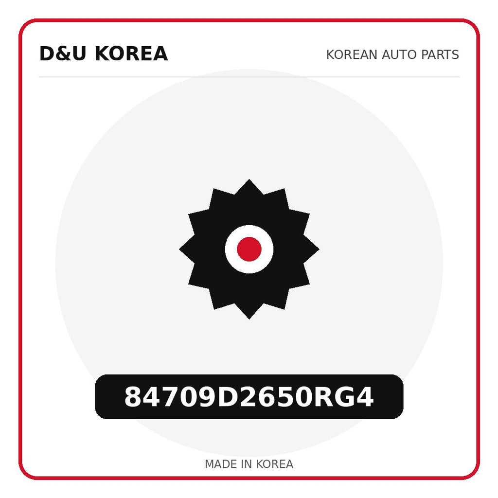 Genuine Mobis 84709D2650RG4  for Korean vehicles | D&U Korea