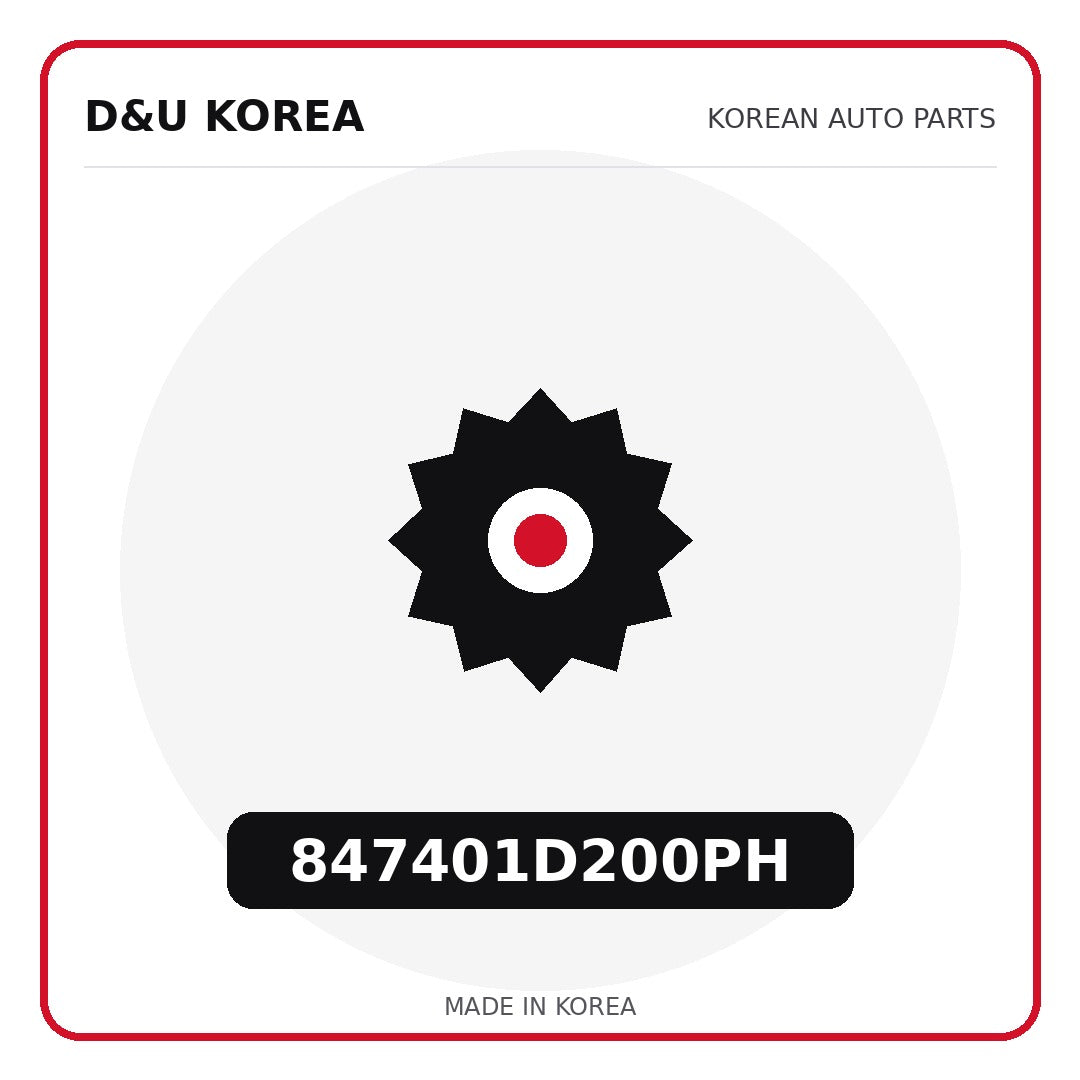 Genuine Mobis 847401D200PH  for Korean vehicles | D&U Korea