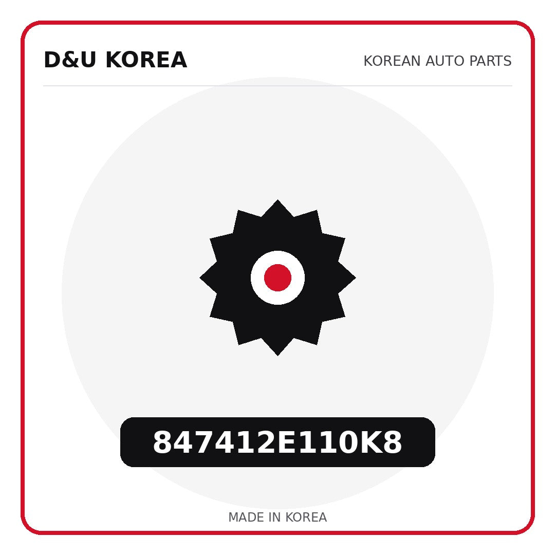 Genuine Mobis 847412E110K8  for Korean vehicles | D&U Korea