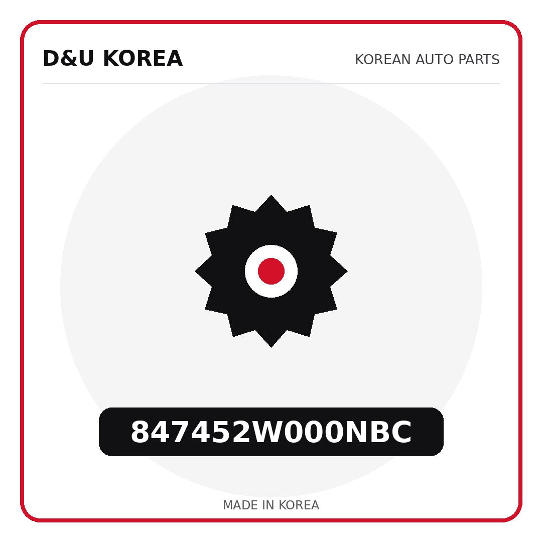 Genuine Mobis 847452W000NBC  for Korean vehicles | D&U Korea