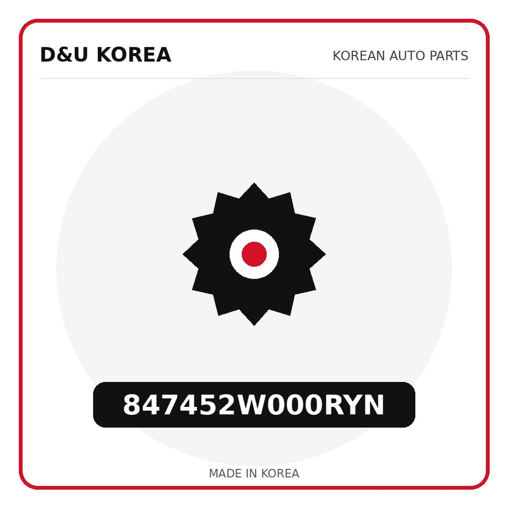 Genuine Mobis 847452W000RYN  for Korean vehicles | D&U Korea