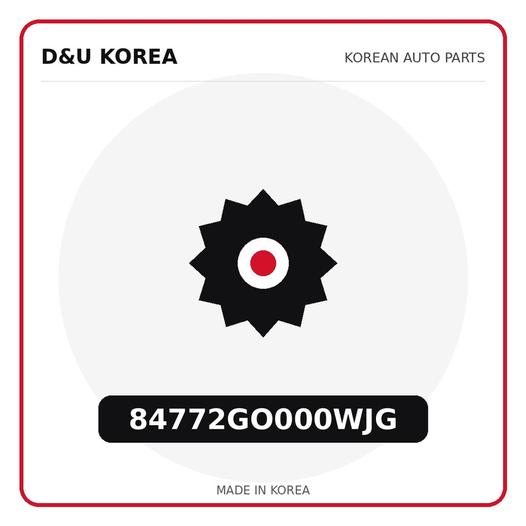 Genuine Mobis 84772GO000WJG  for Korean vehicles | D&U Korea