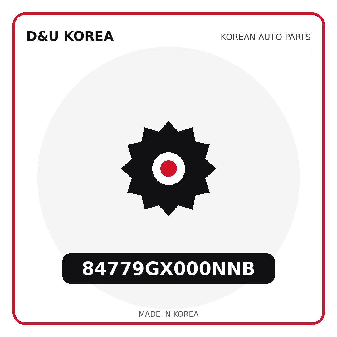 Genuine Mobis 84779GX000NNB  for Korean vehicles | D&U Korea