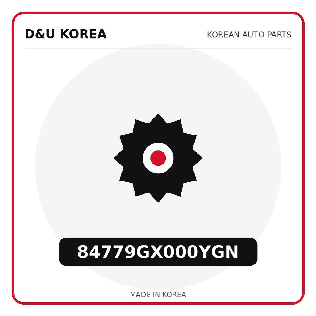 Genuine Mobis 84779GX000YGN  for Korean vehicles | D&U Korea