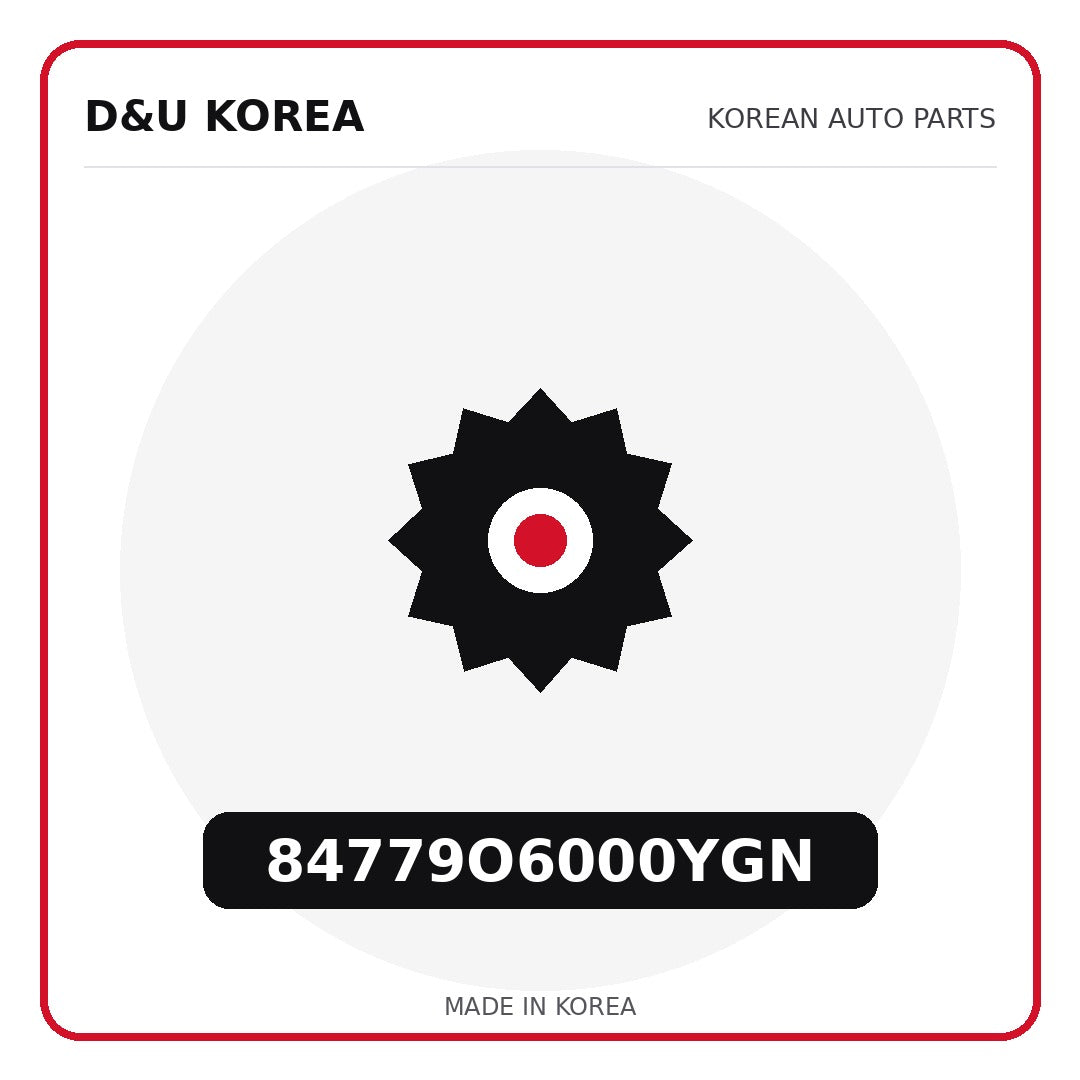 Genuine Mobis 84779O6000YGN  for Korean vehicles | D&U Korea