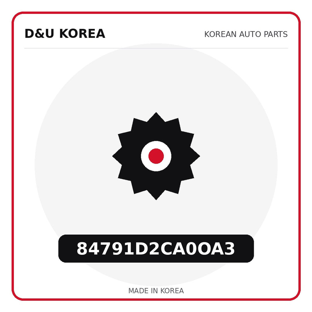 Genuine Mobis 84791D2CA0OA3  for Korean vehicles | D&U Korea