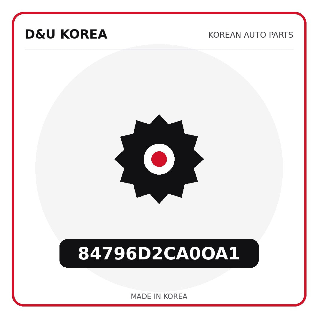 Genuine Mobis 84796D2CA0OA1  for Korean vehicles | D&U Korea