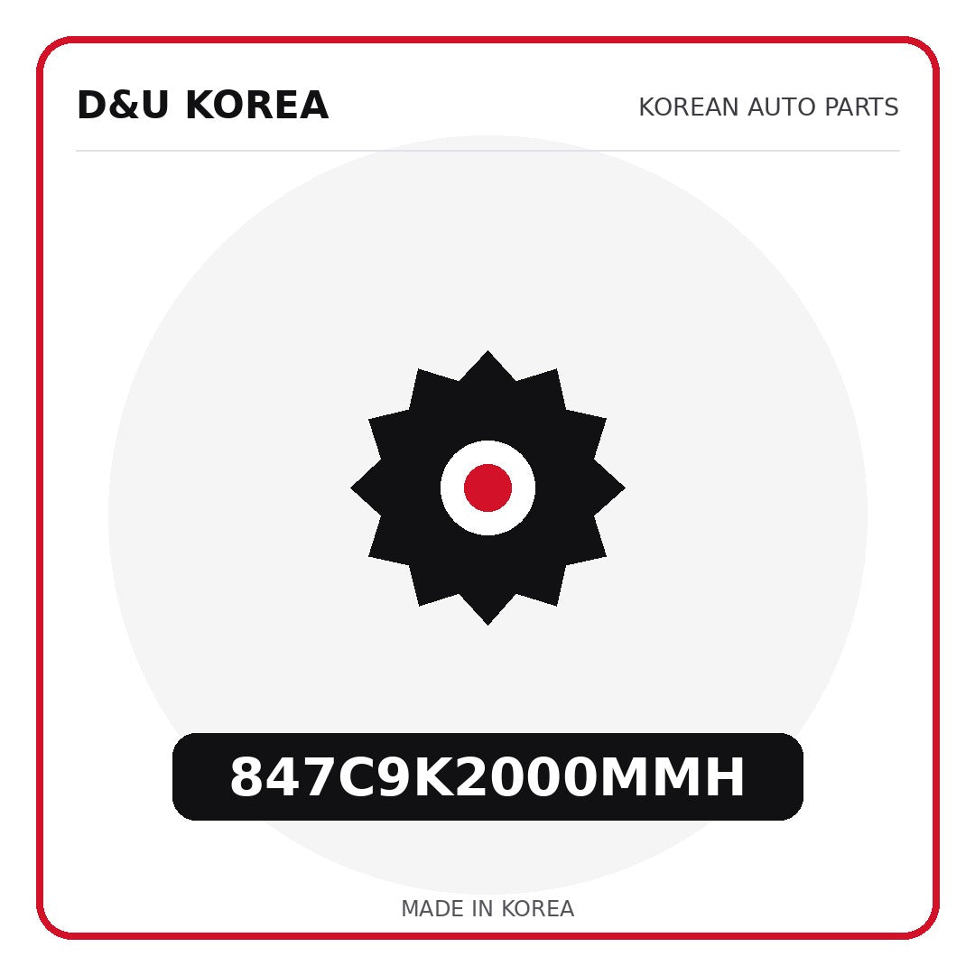 Genuine Mobis 847C9K2000MMH  for Korean vehicles | D&U Korea