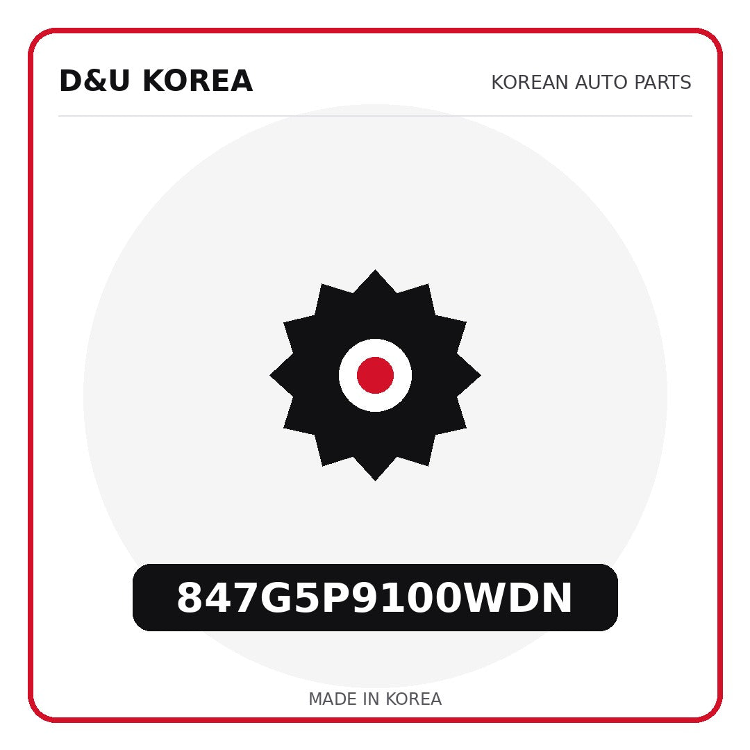 Genuine Mobis 847G5P9100WDN  for Korean vehicles | D&U Korea