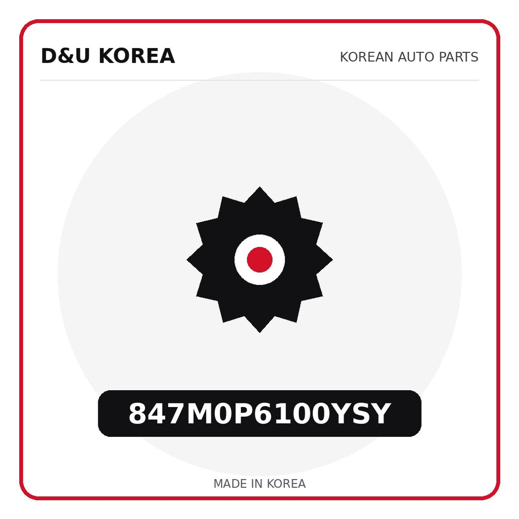 Genuine Mobis 847M0P6100YSY  for Korean vehicles | D&U Korea