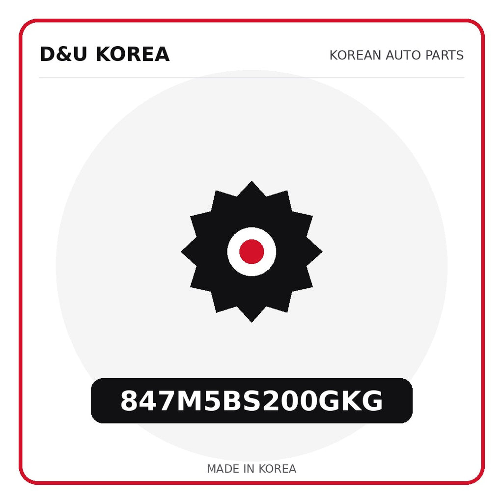 Genuine Mobis 847M5BS200GKG  for Korean vehicles | D&U Korea