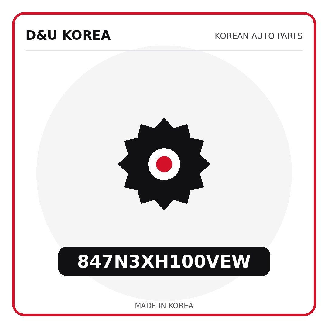 Genuine Mobis 847N3XH100VEW  for Korean vehicles | D&U Korea