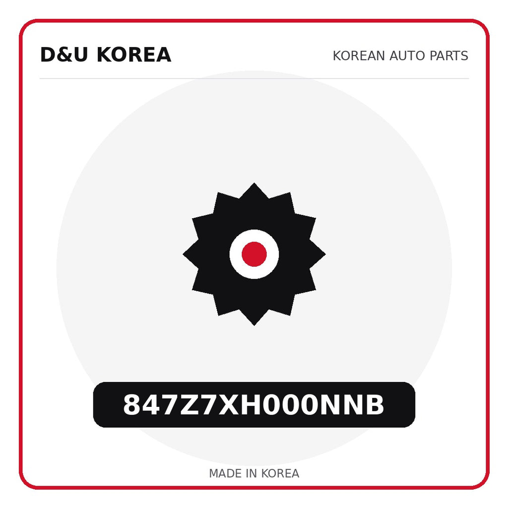Genuine Mobis 847Z7XH000NNB  for Korean vehicles | D&U Korea