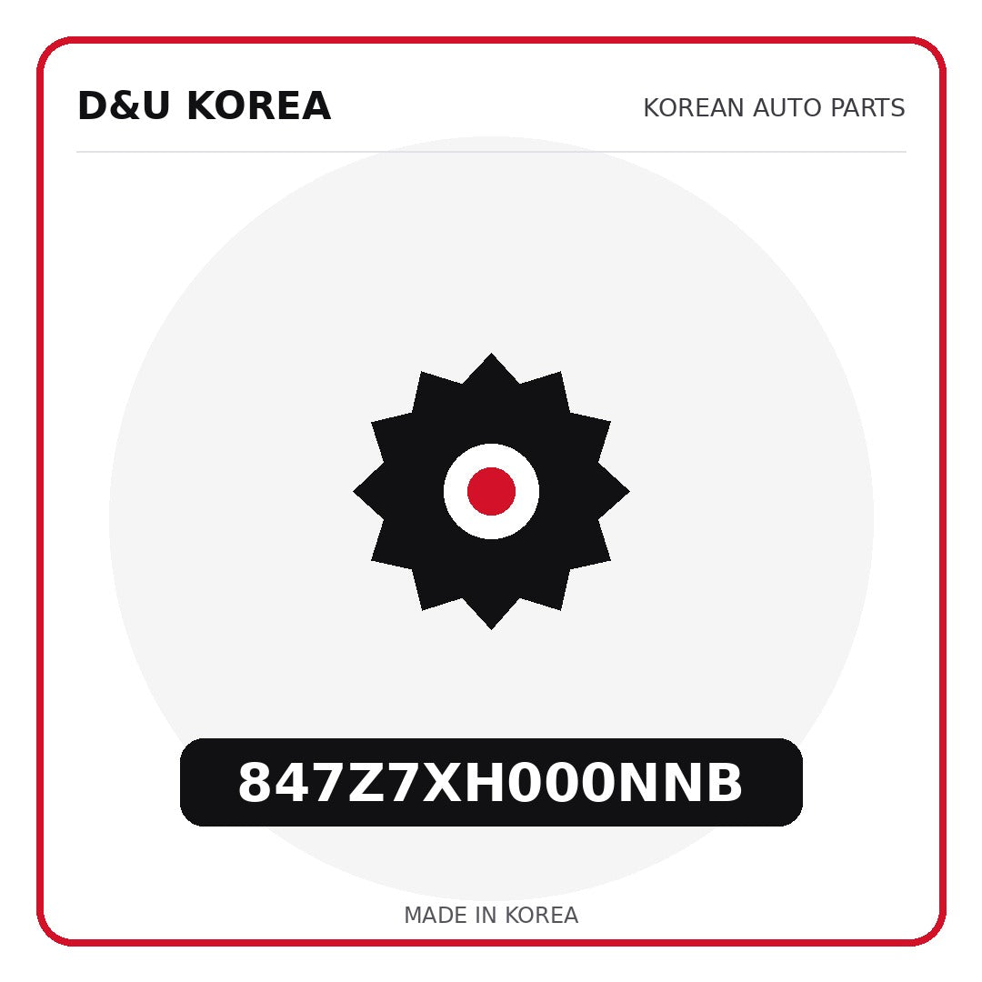 Genuine Mobis 847Z7XH000NNB  for Korean vehicles | D&U Korea