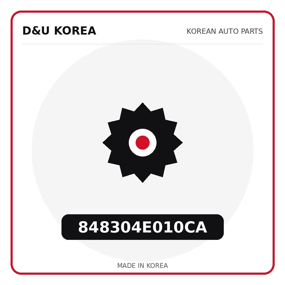 Genuine Mobis 848304E010CA  for Korean vehicles | D&U Korea