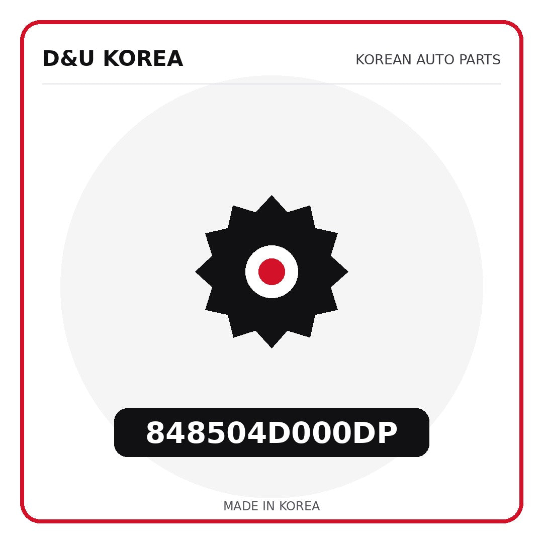 Genuine Mobis 848504D000DP  for Korean vehicles | D&U Korea