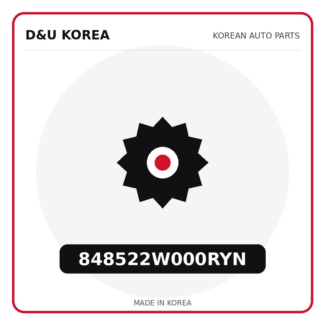 Genuine Mobis 848522W000RYN  for Korean vehicles | D&U Korea