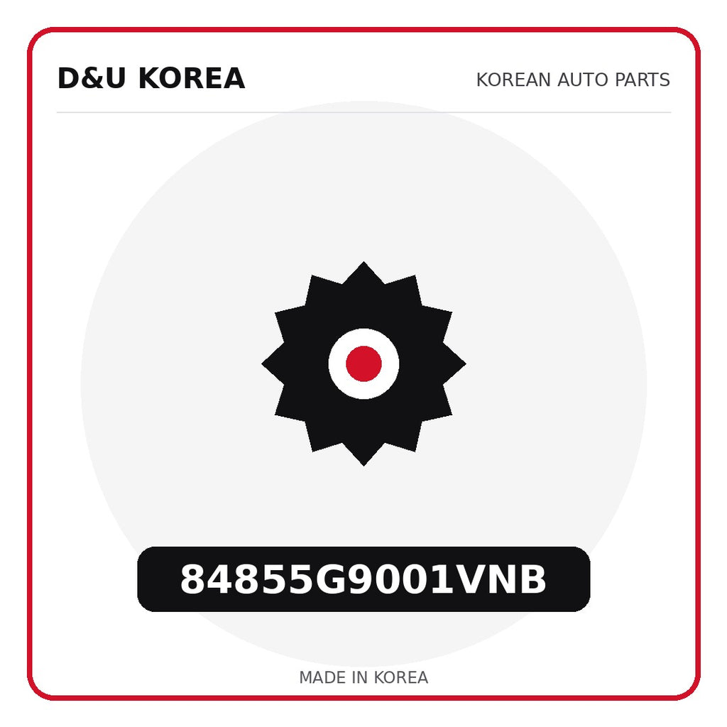 Genuine Mobis 84855G9001VNB  for Korean vehicles | D&U Korea