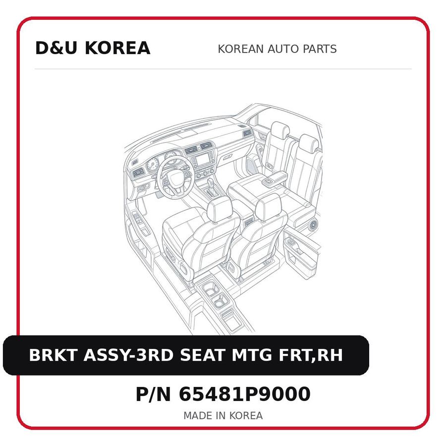 BRKT ASSY-3RD SEAT MTG FRT,RH