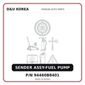 SENDER ASSY-FUEL PUMP