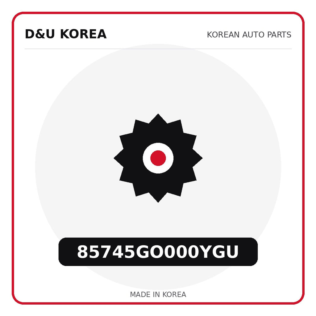 Genuine Mobis 85745GO000YGU  for Korean vehicles | D&U Korea