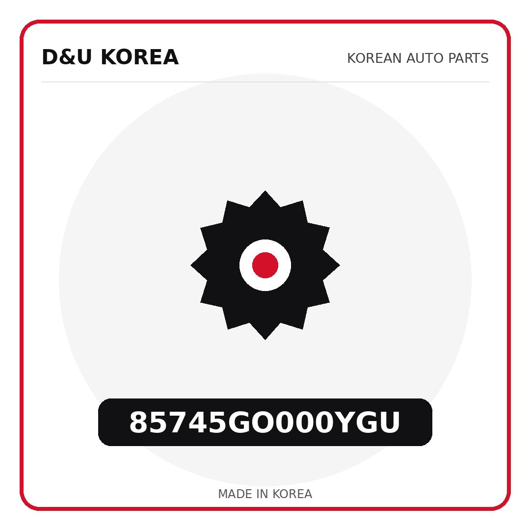 Genuine Mobis 85745GO000YGU  for Korean vehicles | D&U Korea