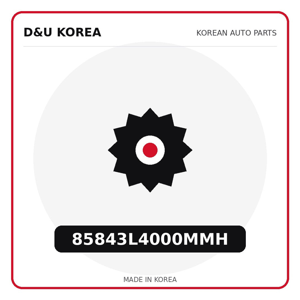 Genuine Mobis 85843L4000MMH  for Korean vehicles | D&U Korea