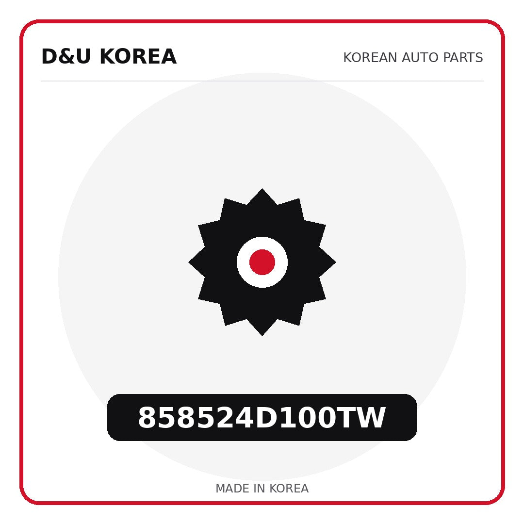 Genuine Mobis 858524D100TW  for Korean vehicles | D&U Korea