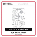 SWITCH ASSY-LPG