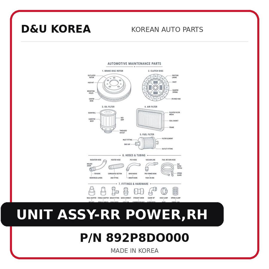 UNIT ASSY-RR POWER,RH