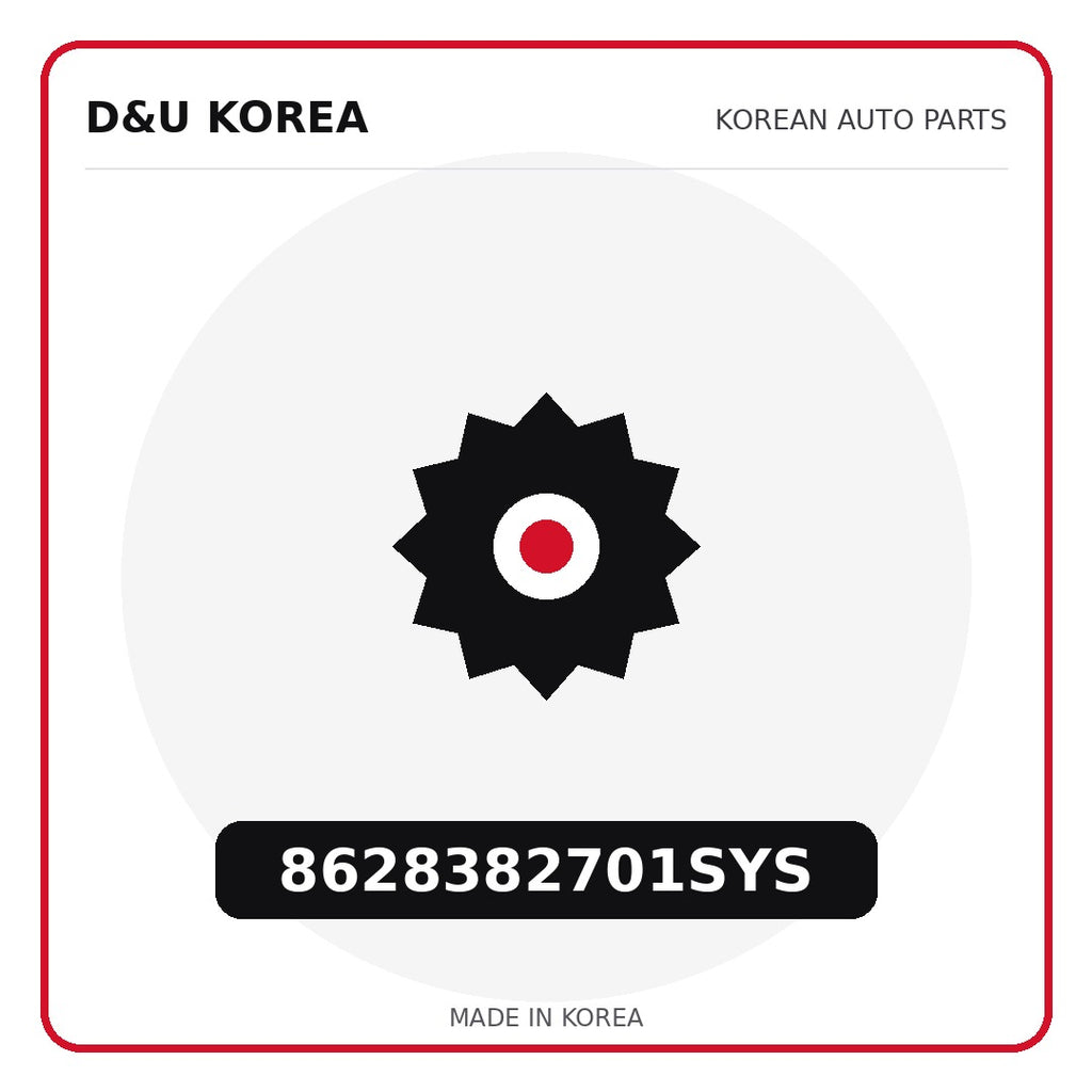 Genuine Mobis 8628382701SYS  for Korean vehicles | D&U Korea