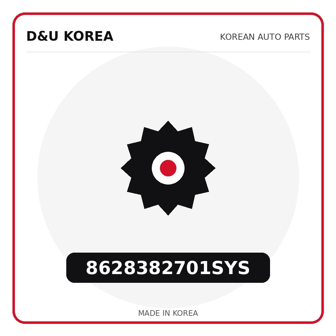 Genuine Mobis 8628382701SYS  for Korean vehicles | D&U Korea