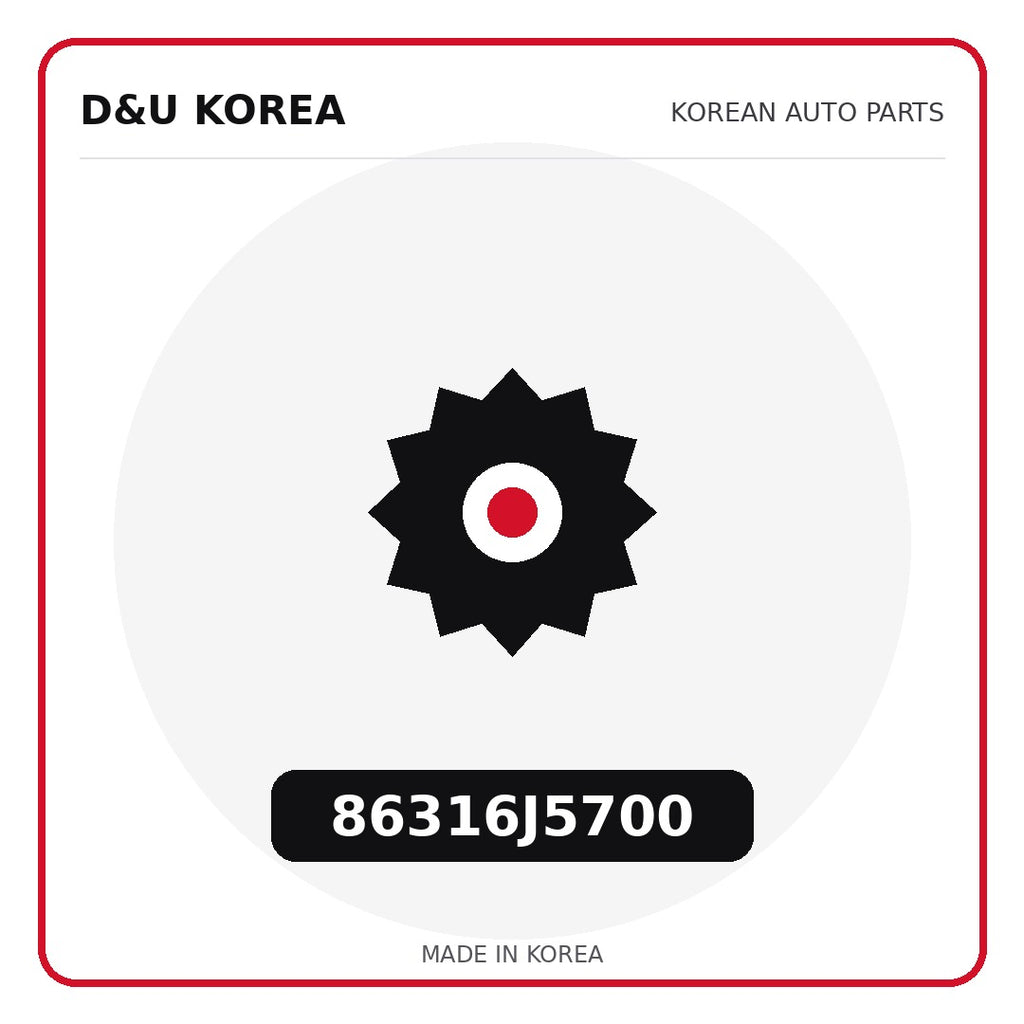 Genuine Mobis 86316J5700  for Korean vehicles | D&U Korea