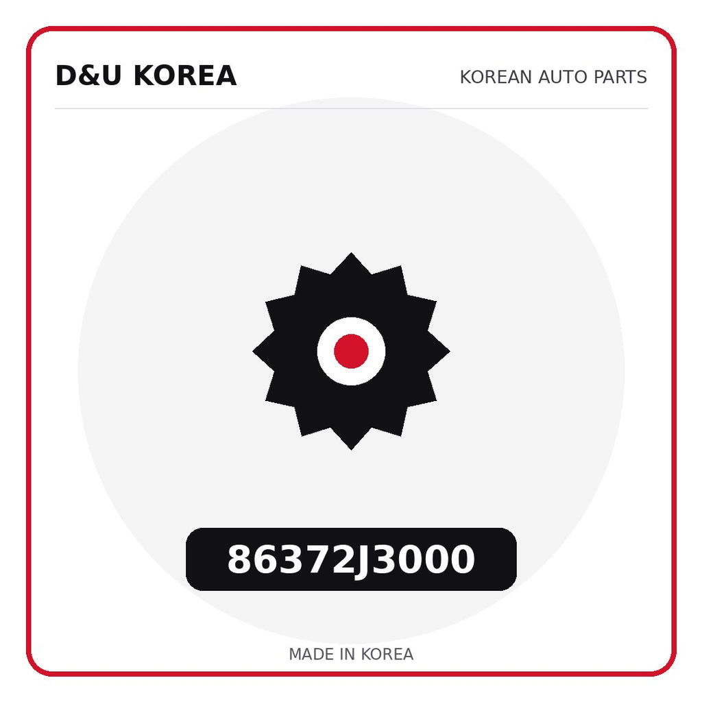 Genuine Mobis 86372J3000  for Korean vehicles | D&U Korea