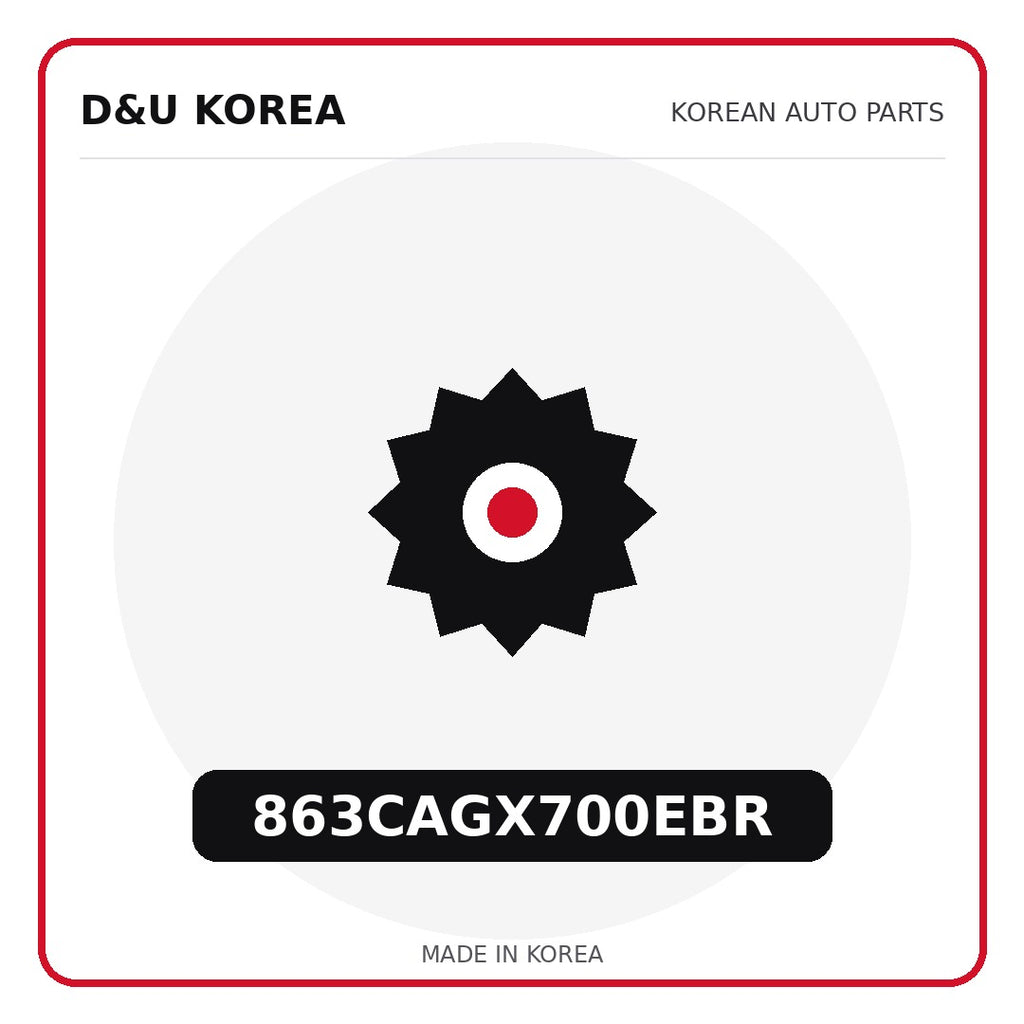 Genuine Mobis 863CAGX700EBR  for Korean vehicles | D&U Korea