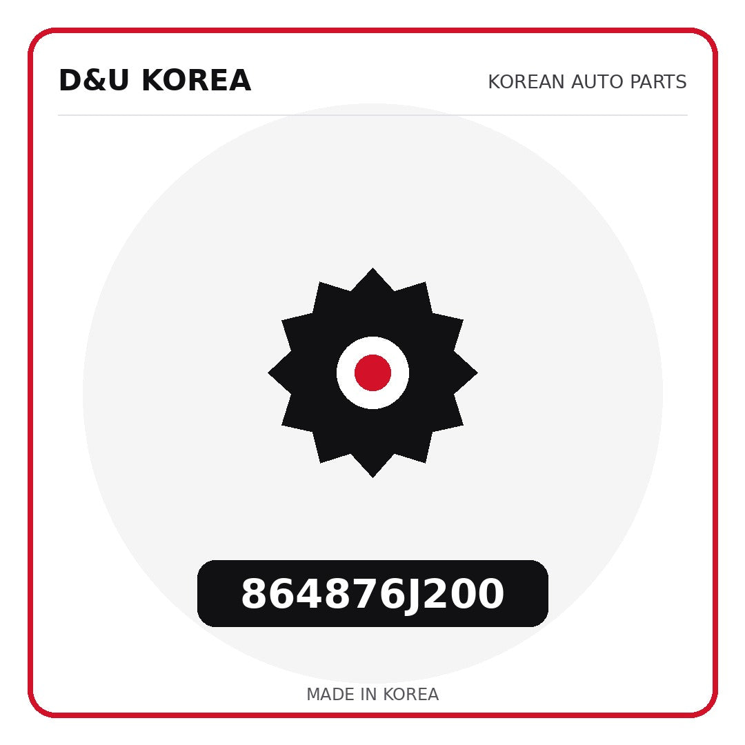 Genuine Mobis 864876J200  for Korean vehicles | D&U Korea