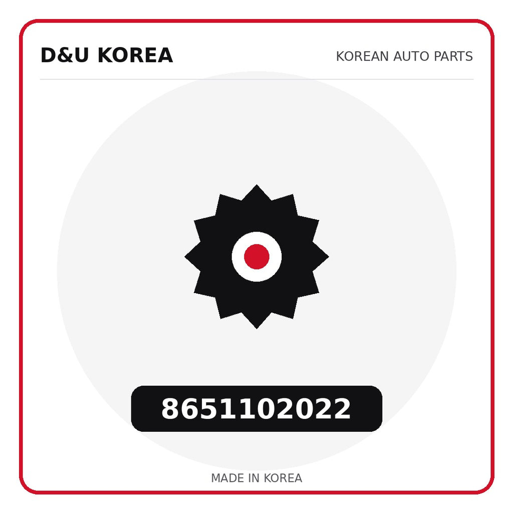 Genuine Mobis 8651102022  for Korean vehicles | D&U Korea