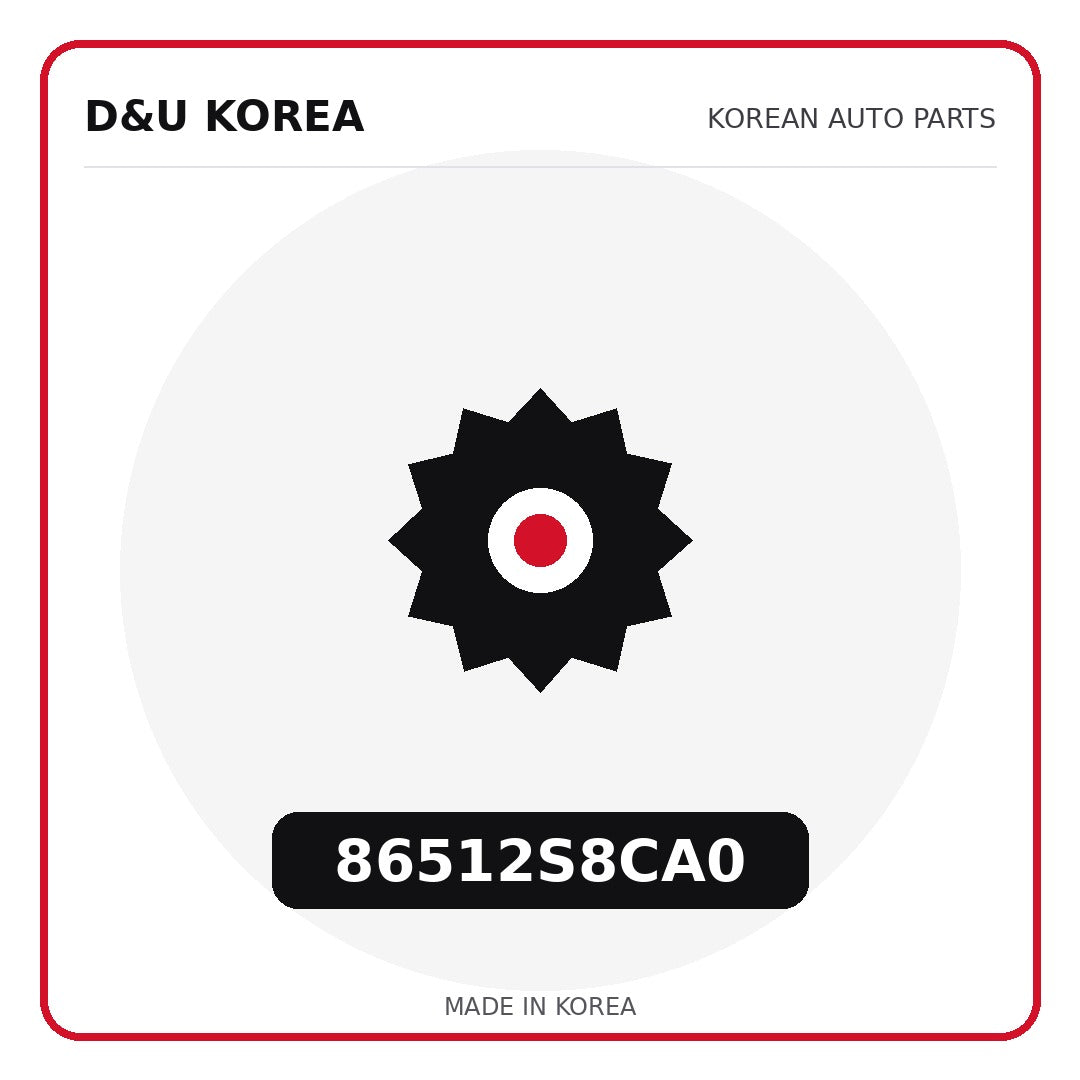 Genuine Mobis 86512S8CA0  for Korean vehicles | D&U Korea