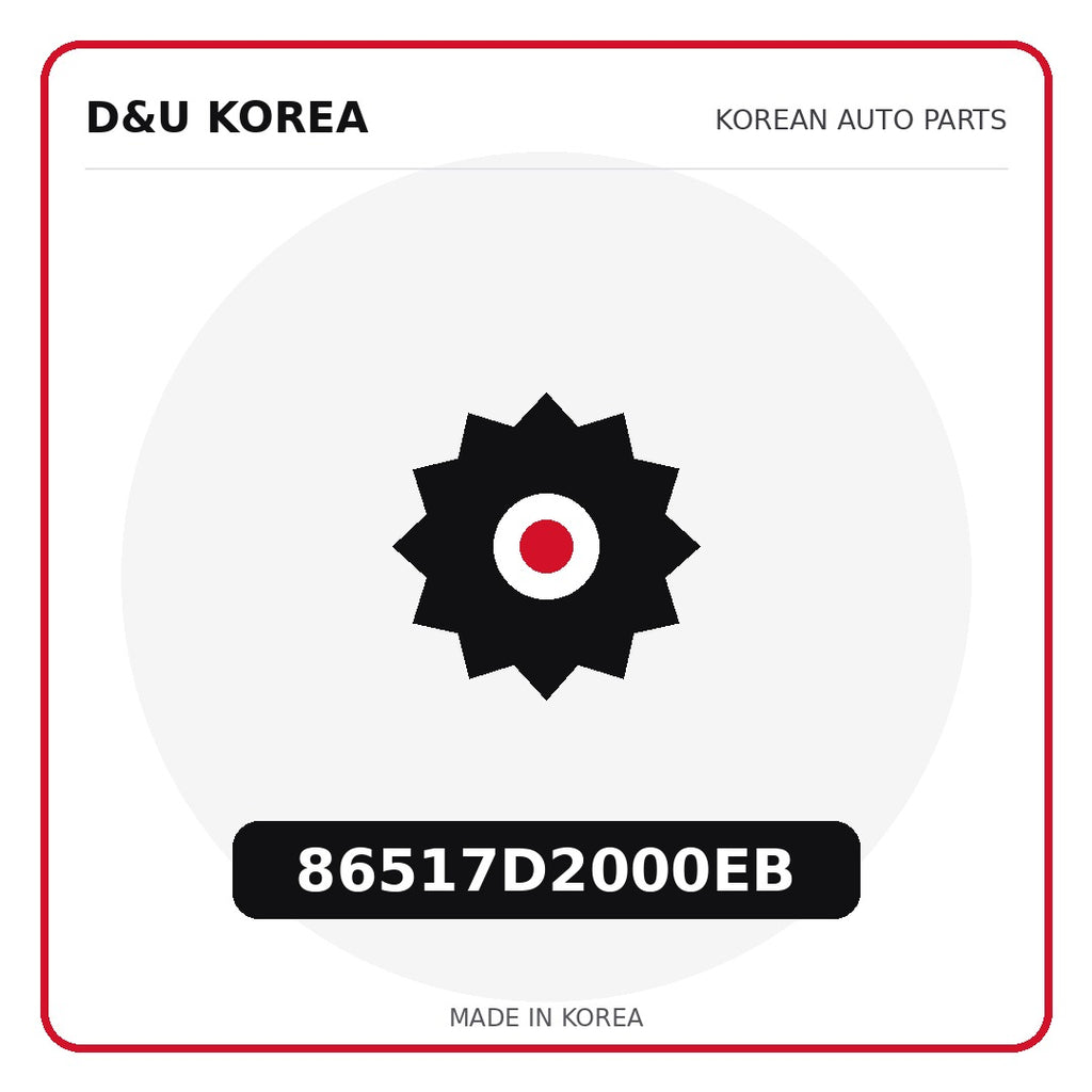 Genuine Mobis 86517D2000EB  for Korean vehicles | D&U Korea