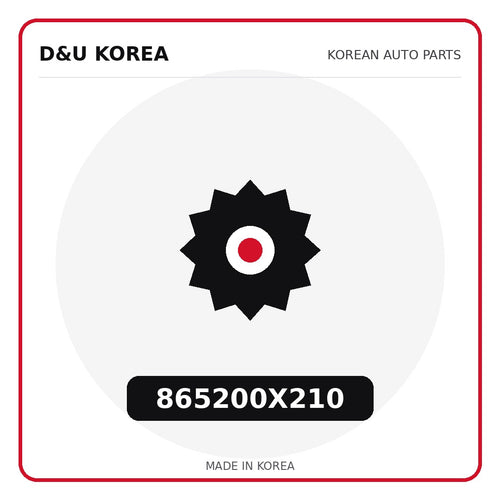 Genuine Mobis 865200X210  for Korean vehicles | D&U Korea